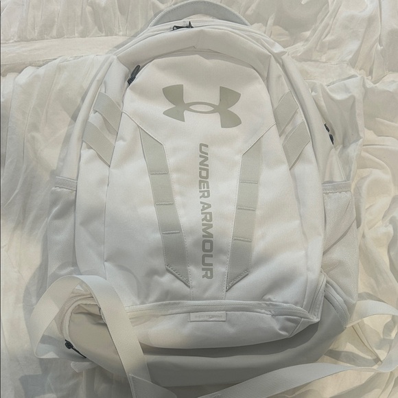 Under Armour Gray and White Backpack - Picture 1 of 8